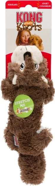 KONG Scrunch Knots Squirrel Dog Toy 4 KONG Scrunch Knots Squirrel Dog Toy - Image 2