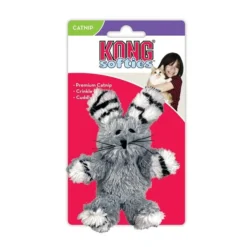 KONG Softies Fuzzy Bunny Cat Toy, Color Varies -KONG Toys Shop 73763 PT3. SY630 V1603164079