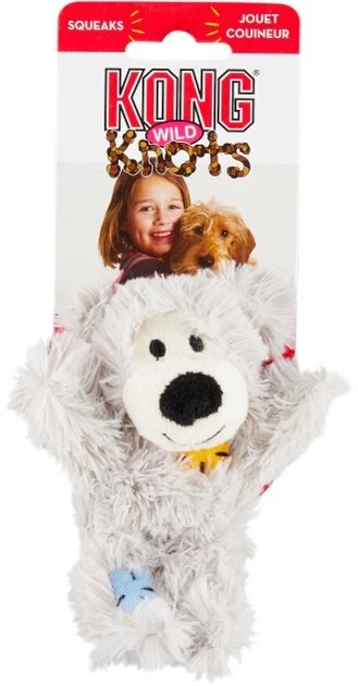 KONG Wild Knots Bear Dog Toy, Color Varies 4 KONG Wild Knots Bear Dog Toy, Color Varies - Image 2