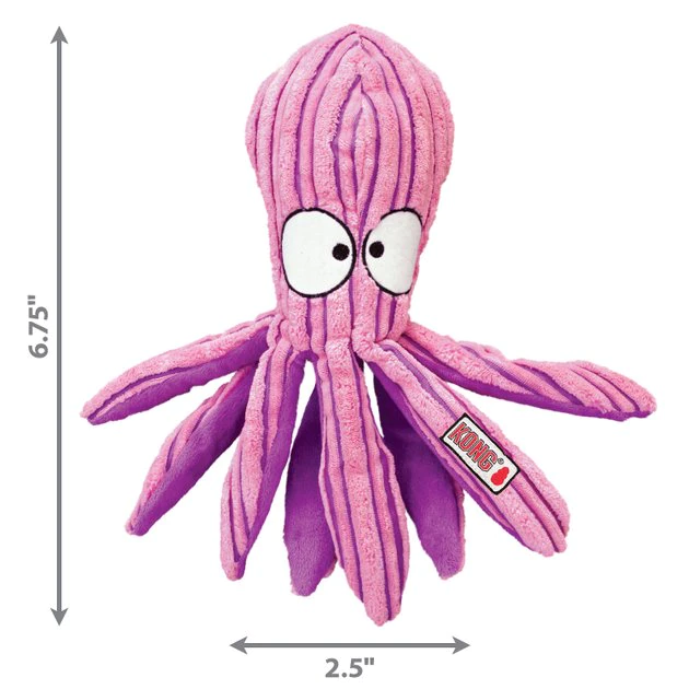 KONG CuteSeas Octopus Dog Toy 4 KONG CuteSeas Octopus Dog Toy - Image 2