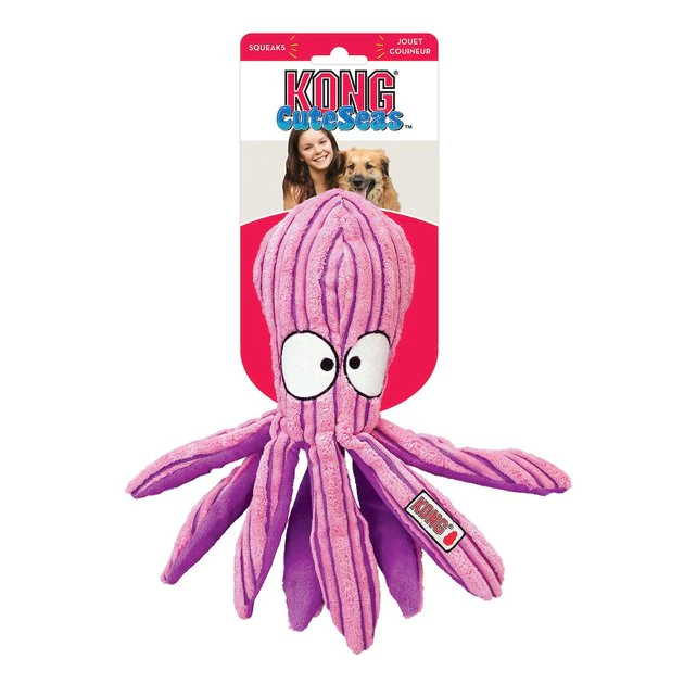 KONG CuteSeas Octopus Dog Toy 7 KONG CuteSeas Octopus Dog Toy - Image 5