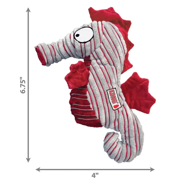 KONG CuteSeas Seahorse Dog Toy 4 KONG CuteSeas Seahorse Dog Toy - Image 2
