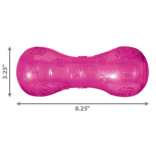 KONG Squeezz Crackle Dumbbell for Dogs, Color Varies 4 KONG Squeezz Crackle Dumbbell for Dogs, Color Varies - Image 2