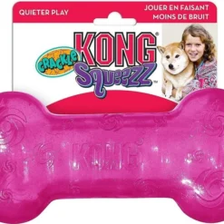 KONG Squeezz Crackle Bone for Dogs, Color Varies 9 KONG Squeezz Crackle Bone for Dogs, Color Varies -KONG Toys Shop 84466 PT4. SY630 V1603146078