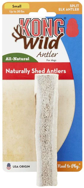 KONG Wild Split Elk Antler Dog Chew 3 KONG Wild Split Elk Antler Dog Chew