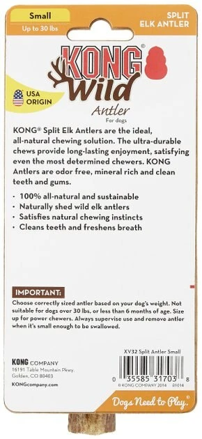 KONG Wild Split Elk Antler Dog Chew 10 KONG Wild Split Elk Antler Dog Chew - Image 8