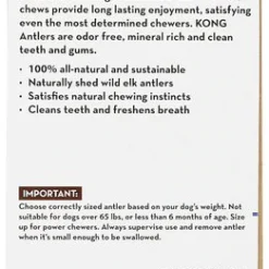 KONG Wild Split Elk Antler Dog Chew 17 KONG Wild Split Elk Antler Dog Chew -KONG Toys Shop 88746 PT8. SY630 V1605321115