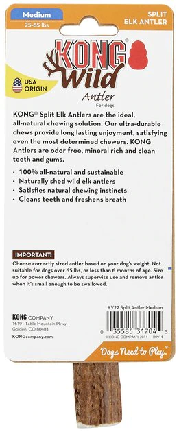 KONG Wild Split Elk Antler Dog Chew 10 KONG Wild Split Elk Antler Dog Chew - Image 8
