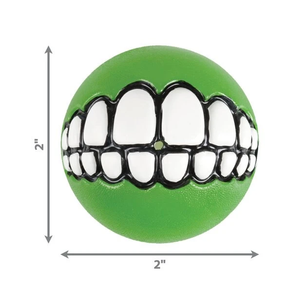 ROGZ by KONG Grinz Treat Ball Dog Toy, Color Varies 4 ROGZ by KONG Grinz Treat Ball Dog Toy, Color Varies - Image 2