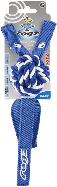 ROGZ by KONG Cowboyz Knot Dog Toy, Color Varies 3 ROGZ by KONG Cowboyz Knot Dog Toy, Color Varies