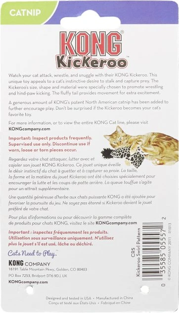 KONG Kickeroo Swirl Cat Toy 7 KONG Kickeroo Swirl Cat Toy - Image 5